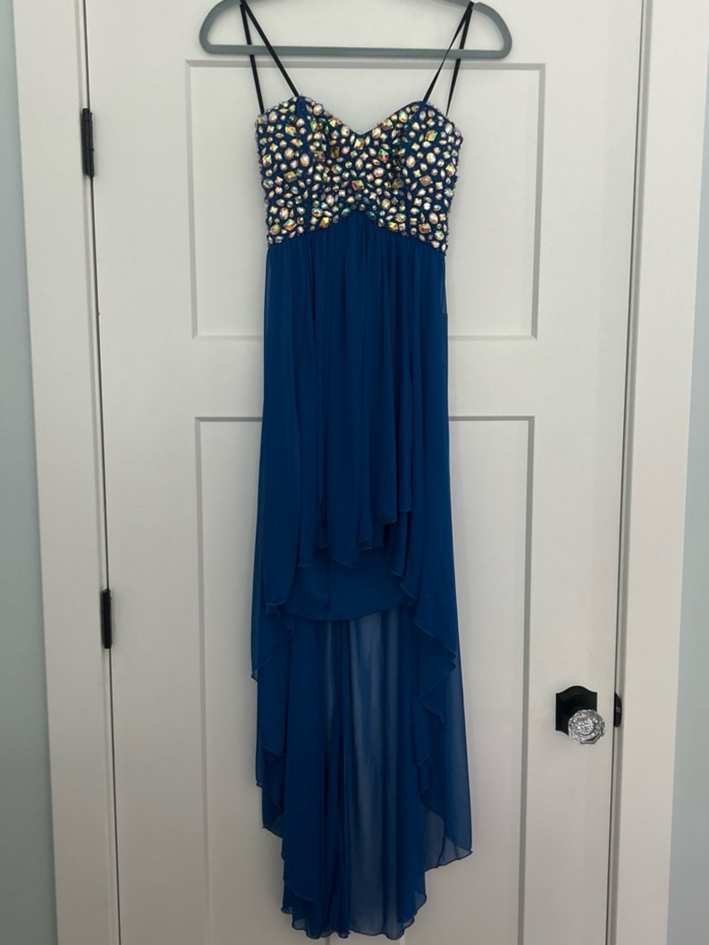 jcpenney Royal Blue Dress with AB Accents
